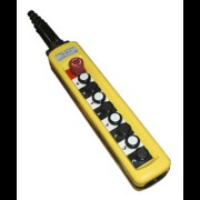 ПКТ-88Б У2, IP65, 2 скорости, кнопка БЛОКИРОВКА с фиксацией (красная), вверх, вниз, влево, вправо, в ET011054