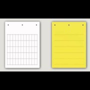 Табличка полужесткая. Клейкое основание. ПВХ-0,5. Белый TAS407AW