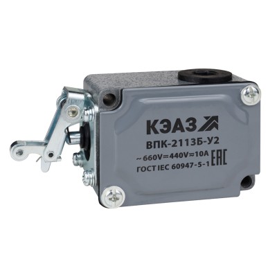 КЭАЗ Выключатель путевой ВПК-2113Б-У2 332864 КЭАЗ Выключатель путевой ВПК-2113Б-У2 332864