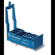 Розетка для монтажа на плате для реле 55.32 55.34 в комплекте металлич. клипса 094.51 9414SMA Finder 9711