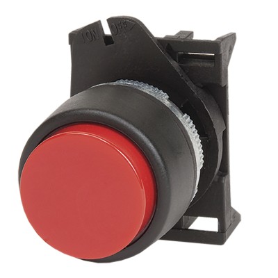 Кнопка выпуклая без фиксации, красная ABDTR1 Кнопка выпуклая без фиксации, красная ABDTR1