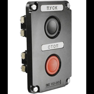 ПКЕ 112-2 У3, 10А, 660В, 2 элемента, чёрный и красный цилиндр, в нишу, IP40, пост управления (ЭТ) ET519052 ПКЕ 112-2 У3, 10А, 660В, 2 элемента, чёрный и красный цилиндр, в нишу, IP40, пост управления (ЭТ) ET519052