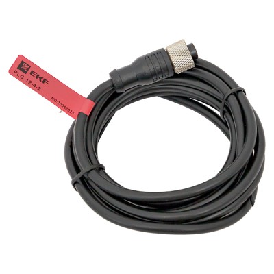Кабель-разъем М12 4-PIN прямой PLG-12-4-2 Кабель-разъем М12 4-PIN прямой PLG-12-4-2