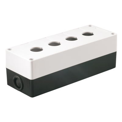 Корпус КП104 для кнопок 4места белый IEK BKP10-4-K01 Корпус КП104 для кнопок 4места белый IEK BKP10-4-K01