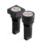 Индикатор положения, винт. подкл., уст.размер 22/30, круг., крас./зел., 24В, AC0S23RG24