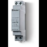 Реле модульное твердотельное выход 5А (60…240В AC) 12…24В DC 24В AC функция "Произвольн. включ." 17.5мм IP20 PAS 770100248051