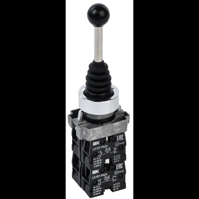 Джойстик LA167-PA24 4 полож. 4з без фиксации черный IEK BBJ20-PA24-6-22-4-K02 Джойстик LA167-PA24 4 полож. 4з без фиксации черный IEK BBJ20-PA24-6-22-4-K02