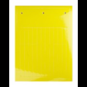 Табличка эластичная. Клейкое основание. Винил. Желтый TAF1527AY