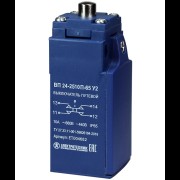 Выключатель ВП 24-2510П-65 У2, толкатель, 1з+1р, инерционный, 20 мм, без сальника, 3А, IP65, путевой (ЭТ) ET004682