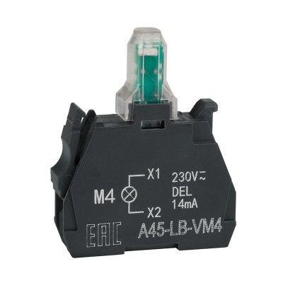 Световой блок OptiSignal D22 A45-LB-VM4 желтый 230-240VAC ZBVM4 332209 Световой блок OptiSignal D22 A45-LB-VM4 желтый 230-240VAC ZBVM4 332209