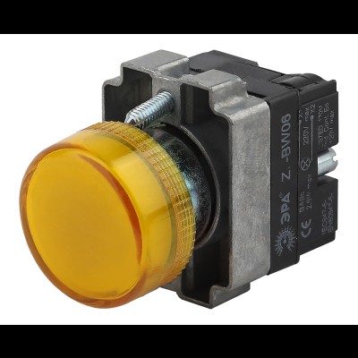 ЭРА Индикатор LAY5-BU65 желтого цвета d22мм (20/200/8000) Б0045622 ЭРА Индикатор LAY5-BU65 желтого цвета d22мм (20/200/8000) Б0045622