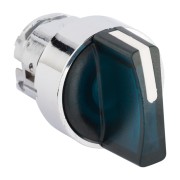 Исполнительный механизм переключателя ХB4 синий на 3 положения возвратный без фиксации, без подсветки с короткой ручкой EKF PROxima XB4BD3L-B