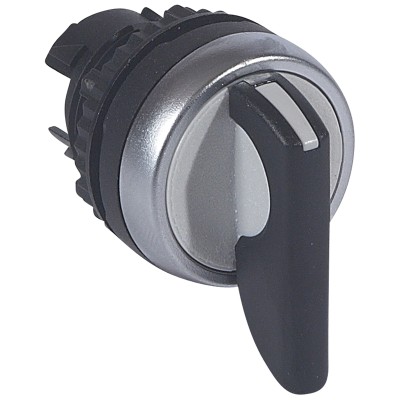 Переключатель 3полож. ручка с возвр. с двух сторон в "0" 45град. (1-0-2) 10-12-2час черн. Osmoz 023943 Переключатель 3полож. ручка с возвр. с двух сторон в "0" 45град. (1-0-2) 10-12-2час черн. Osmoz 023943