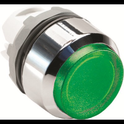 Кнопка MP3-21G зеленая выступающая (только корпус) с подсветкой без фиксации 1SFA611102R2102 Кнопка MP3-21G зеленая выступающая (только корпус) с подсветкой без фиксации 1SFA611102R2102