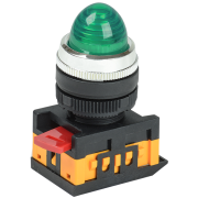 Лампа AL-22 сигнальная d22мм зеленый неон/240В цилиндр IEK BLS20-AL-K06