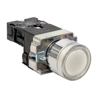 Кнопка BA21 NO 230В с подстветкой, белая PROxima EKF xb2-bw21-230 Кнопка BA21 NO 230В с подстветкой, белая PROxima EKF xb2-bw21-230