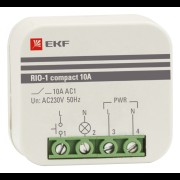 Импульсное реле RIO-1 compact 10А EKF PROxima rio-1k-10