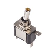 Тумблер 12V 20А 3c ON-OFF однополюсный с желтой LED подсветкой ASW-07D 36-4332