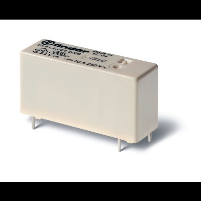 Реле миниатюрное низкопрофильн. электромеханич. монтаж на печатную плату выводы с шагом 3.2мм 1CO 10А AgCdO 36В DC (чувствит.) влагозащ. RTIII 434170362001 434170362000 Реле миниатюрное низкопрофильн. электромеханич. монтаж на печатную плату выводы с шагом 3.2мм 1CO 10А AgCdO 36В DC (чувствит.) влагозащ. RTIII 434170362001 434170362000