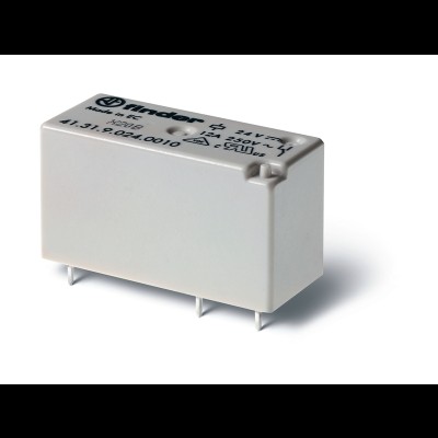 Реле миниатюрное низкопрофильн. электромеханич. монтаж на печатную плату выводы с шагом 3.5мм 1NO 12А AgNi 24В DC RTII 413190240310 413190240011 Реле миниатюрное низкопрофильн. электромеханич. монтаж на печатную плату выводы с шагом 3.5мм 1NO 12А AgNi 24В DC RTII 413190240310 413190240011