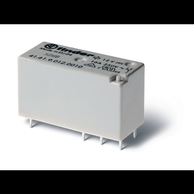 Реле низкопрофильное миниатюрное электромеханич. монтаж на печатную плату выводы с шагом 5мм 1NO 16А AgNi 12В DC RTII 416190120310 416190120011 Реле низкопрофильное миниатюрное электромеханич. монтаж на печатную плату выводы с шагом 5мм 1NO 16А AgNi 12В DC RTII 416190120310 416190120011