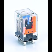 Пром. реле 2 к. с LED и TEST 5А 220В DC 23849DEK