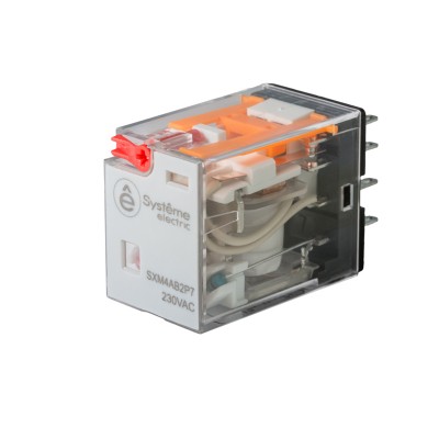 SE Реле 6A 4CO 230VAC тест кнопка LED SXM4AB2P7 SE Реле 6A 4CO 230VAC тест кнопка LED SXM4AB2P7