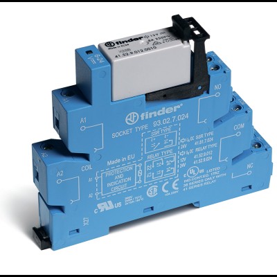 Модуль интерфейсный (сборка 41.61.9.060.0010 + 93.02.0.060) электромеханич. реле 1CO 16А AgNi 60В AC/DC IP20 винт. клеммы 380100600060 380100240060 Модуль интерфейсный (сборка 41.61.9.060.0010 + 93.02.0.060) электромеханич. реле 1CO 16А AgNi 60В AC/DC IP20 винт. клеммы 380100600060 380100240060