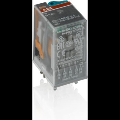 Реле CR-M230AC2L 230B AC 2ПК (12A), СИД индикация 1SVR405611R3100 Реле CR-M230AC2L 230B AC 2ПК (12A), СИД индикация 1SVR405611R3100