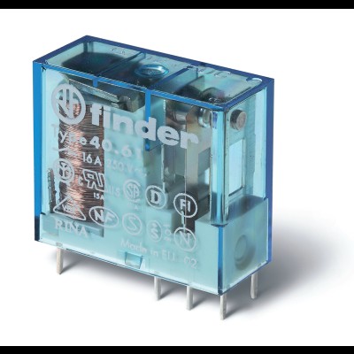 Реле миниатюрное универсальное электромеханич. монтаж на печатную плату или в розетку выводы с шагом 5мм 1CO 16А AgCdO 6В AC влагозащ. RTIII 406180060001 406180060000PAC Реле миниатюрное универсальное электромеханич. монтаж на печатную плату или в розетку выводы с шагом 5мм 1CO 16А AgCdO 6В AC влагозащ. RTIII 406180060001 406180060000PAC