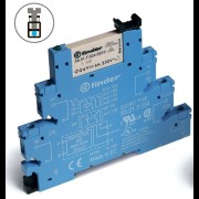Модуль интерфейсный (сборка 34.51.7.060.0010 + 93.01.3.125) электромеханич. реле 1CO 6А AgNi 125В AC/DC подавление утечки тока IP20 винт. клеммы 385131250060 385101250060