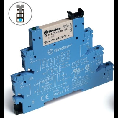 Модуль интерфейсный (сборка 34.51.7.060.0010 + 93.01.3.125) электромеханич. реле 1CO 6А AgNi 125В AC/DC подавление утечки тока IP20 винт. клеммы 385131250060 385101250060 Модуль интерфейсный (сборка 34.51.7.060.0010 + 93.01.3.125) электромеханич. реле 1CO 6А AgNi 125В AC/DC подавление утечки тока IP20 винт. клеммы 385131250060 385101250060