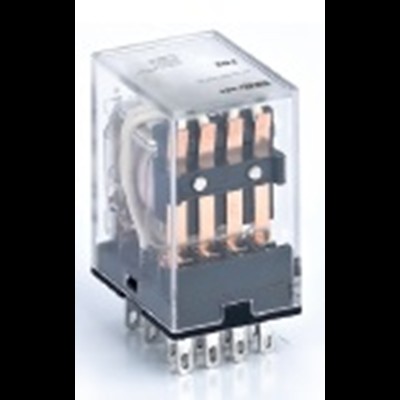 Пром. реле 4 к. с LED 5А 220В DC 23892DEK Пром. реле 4 к. с LED 5А 220В DC 23892DEK