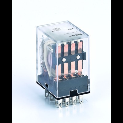 Пром. реле 4 к. с LED 3А 127В AC 23828DEK Пром. реле 4 к. с LED 3А 127В AC 23828DEK