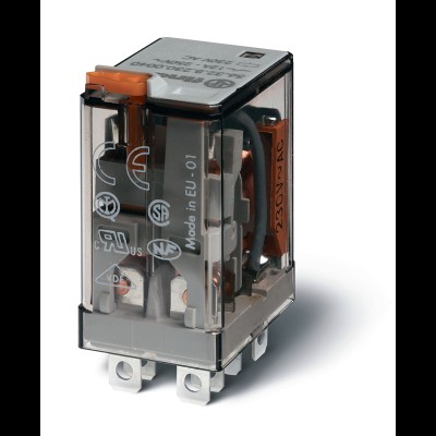 Реле миниатюрное силовое электромеханич. монтаж в розетку или наконечники Faston (4.8х0.5мм) 2NO 12А AgNi (зазор 1.5мм) 230В AC RTI PAS 563282300300 Реле миниатюрное силовое электромеханич. монтаж в розетку или наконечники Faston (4.8х0.5мм) 2NO 12А AgNi (зазор 1.5мм) 230В AC RTI PAS 563282300300