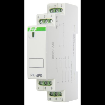 Реле промежуточное РК-4PR 4х8А 24В 2NO/NC+2NC IP20 DIN 1мод F&F Евроавтоматика F&F (ФиФ) EA06.001.030 Реле промежуточное РК-4PR 4х8А 24В 2NO/NC+2NC IP20 DIN 1мод F&F Евроавтоматика F&F (ФиФ) EA06.001.030