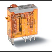 Реле миниатюрное универсальное электромеханич. монтаж в розетку 2CO 10А AgNi 12В DC RTI опции: кнопка тест + мех. индикатор 553290120040 465280120020
