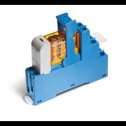 Модуль интерфейсный (сборка 40.61.8.230.0000 + 99.02.0.230.98 + 95.P5SPA) электромеханич. реле 1CO 16А AgCdO 230В AC IP20 безвинт. клеммы Push-in пластик. клипса LED + варистор 48P6823 486182300060SPA