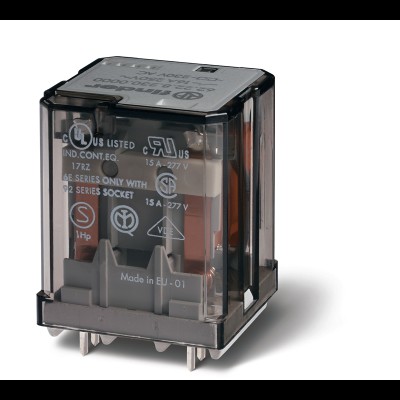 Реле силовое электромеханич. монтаж на печатную плату 3CO 16А AgCdO 110В DC RTI опции: кнопка тест + мех.индикатор 622391100040 622391100000 Реле силовое электромеханич. монтаж на печатную плату 3CO 16А AgCdO 110В DC RTI опции: кнопка тест + мех.индикатор 622391100040 622391100000