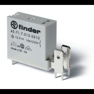 Реле миниатюрное низкопрофильн. электромеханич. монтаж на печатную плату выводы с шагом 5мм + Faston 250(6.3х0.8мм) 1NO 16А AgNi 24В DC (чувствит.) RTII 457170241310 457170240410 Реле миниатюрное низкопрофильн. электромеханич. монтаж на печатную плату выводы с шагом 5мм + Faston 250(6.3х0.8мм) 1NO 16А AgNi 24В DC (чувствит.) RTII 457170241310 457170240410