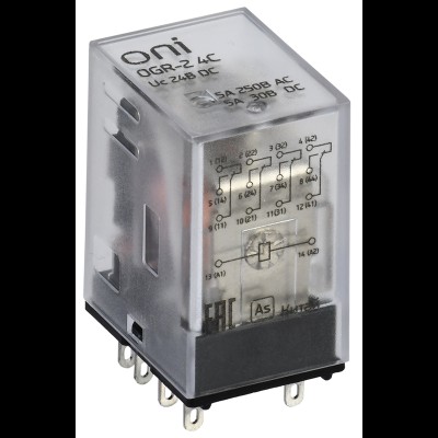 Реле общ. назнач. OGR-2 4C 24В DC OGR-2-4C-DC24V Реле общ. назнач. OGR-2 4C 24В DC OGR-2-4C-DC24V