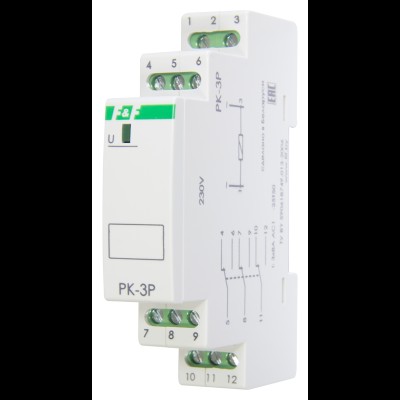 Реле промежуточное PK-3P 3х8А 48В 3NO/NC IP20 DIN 1мод F&F Евроавтоматика F&F (ФиФ) EA06.001.022 Реле промежуточное PK-3P 3х8А 48В 3NO/NC IP20 DIN 1мод F&F Евроавтоматика F&F (ФиФ) EA06.001.022