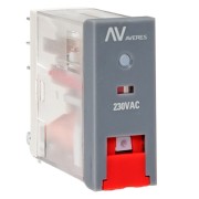 Реле промежуточное с кнопкой и мех. Индикацией RPAt 22/2 8A 230В AC EKF AVERES rpat-22-2-230AC