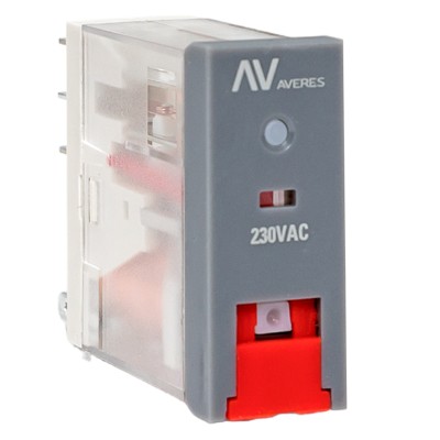 Реле промежуточное с кнопкой и мех. Индикацией RPAt 22/2 8A 230В AC EKF AVERES rpat-22-2-230AC Реле промежуточное с кнопкой и мех. Индикацией RPAt 22/2 8A 230В AC EKF AVERES rpat-22-2-230AC