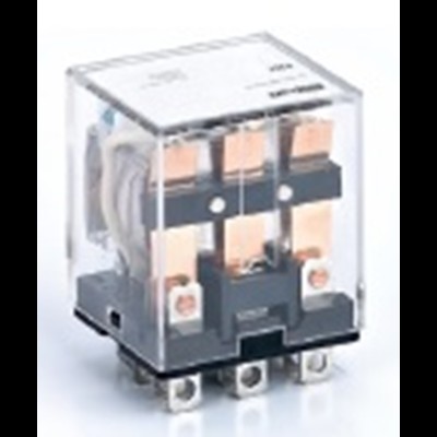 Пром. реле 3 к. с LED 10А 12В DC 23920DEK Пром. реле 3 к. с LED 10А 12В DC 23920DEK