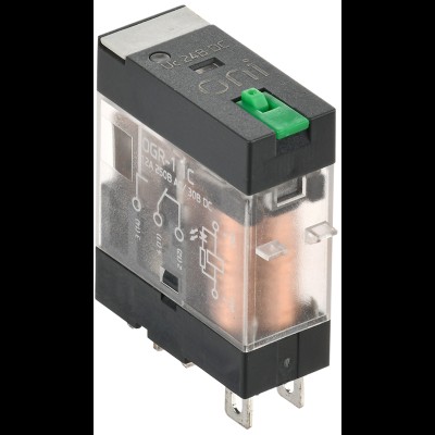 Реле общ. назнач. OGR-1 1C 24В DC с LED и тест. кнопкой OGR-1-1C-DC24V-L-B Реле общ. назнач. OGR-1 1C 24В DC с LED и тест. кнопкой OGR-1-1C-DC24V-L-B
