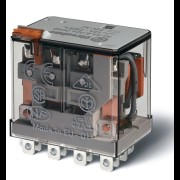 Реле миниатюрное силовое электромеханич. монтаж в розетку или наконечники Faston (4.8х0.5мм) 4CO 12А AgNi 230В AC RTI опции: кнопка тест + мех.индикатор4CO 12А AgNi 230В AC 56348230004 563482300010PAS