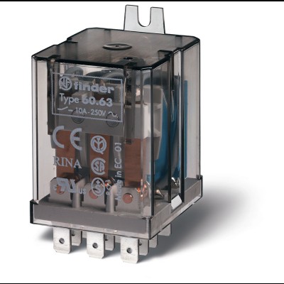 Универсальное электромеханическое реле; монтаж в наконечники Faston 187 (4.8х0.8мм); 3CO 10A; контак 606391100000 Универсальное электромеханическое реле; монтаж в наконечники Faston 187 (4.8х0.8мм); 3CO 10A; контак 606391100000
