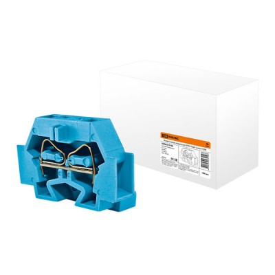 Микроклемма модульная МКМ 4мм2 синяя TDM Микроклемма модульная МКМ 4мм2 синяя TDM