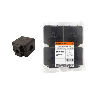 Сжим ответвительный У-870М (95-150 : 16-50 мм²) IP20 TDM Сжим ответвительный У-870М (95-150 : 16-50 мм²) IP20 TDM